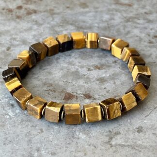 Bracelet OBLETU en oeil de tigre-2