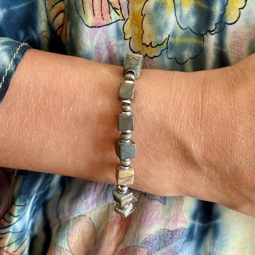 Bracelets OBLETU en jaspe picasso