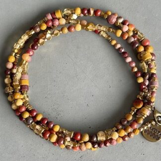 Collier MAZASKA 80 cm en mookaite