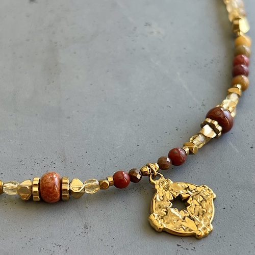 Collier SAKPE 50 cm en mookaite-2