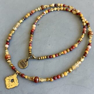 Collier SAKPE 50 cm en mookaite