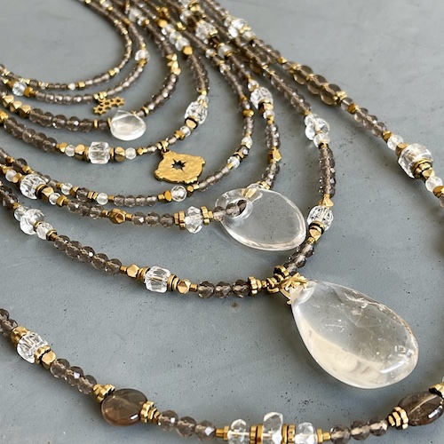 Les colliers en obsidienne glace-2