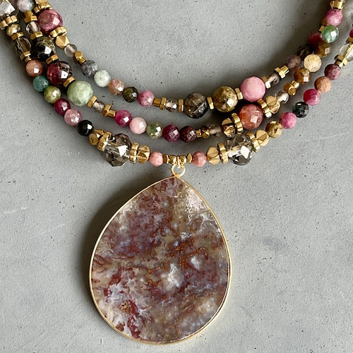 Sautoir NAPYUKA 90 cm en tourmaline-2