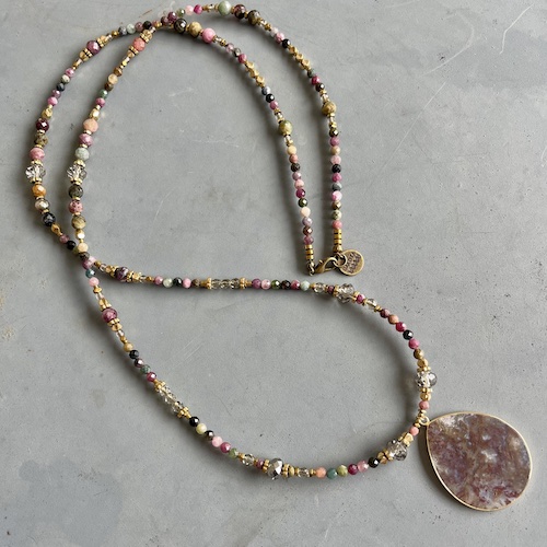 Sautoir NAPYUKA 90 cm en tourmaline-3