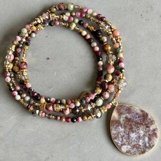 Sautoir NAPYUKA 90 cm en tourmaline