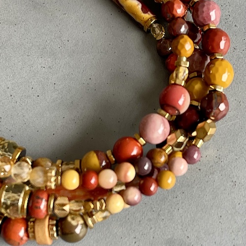 Sautoir TANKA 108 cm en mookaite-1