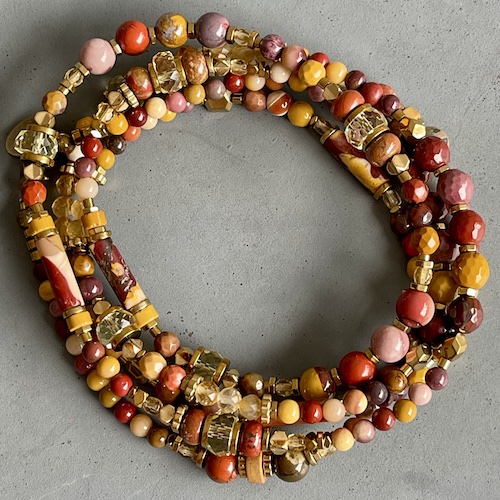 Sautoir TANKA 108 cm en mookaite