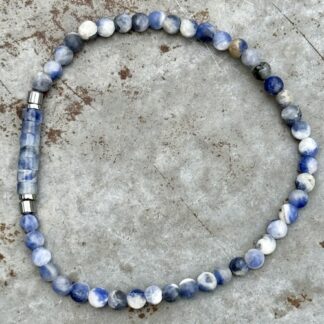 Bracelet homme en jaspe blue spot-1
