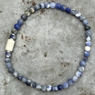 Bracelet homme en jaspe blue spot-10