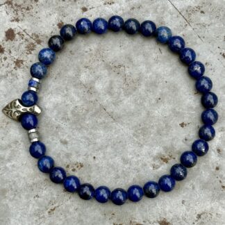 Bracelet homme en lapis lazuli-4