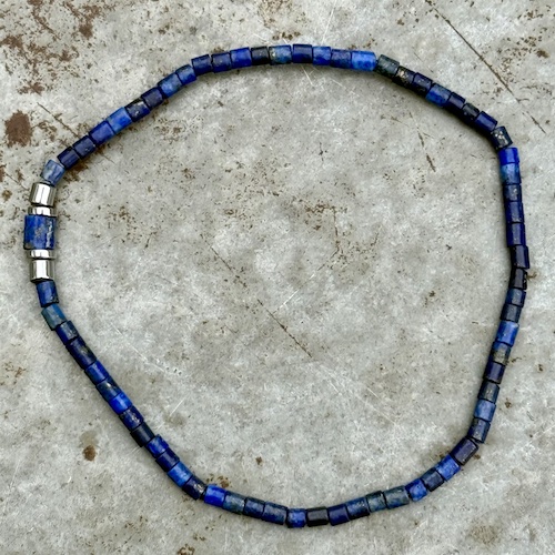 Bracelet homme en lapis lazuli-5