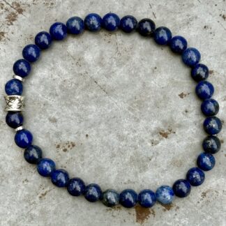 Bracelet homme en lapis lazuli-6
