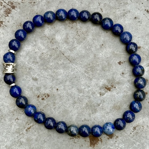 Bracelet homme en lapis lazuli-6