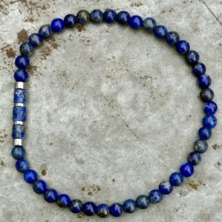 Bracelet homme en lapis lazuli-8