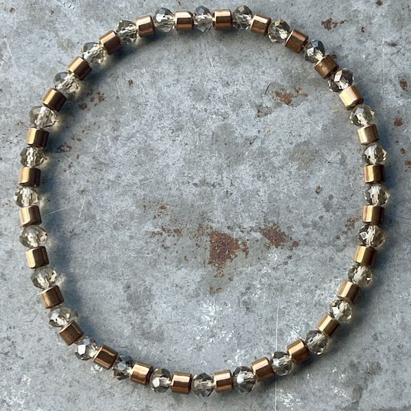 Bracelet en hématite cuivre-1