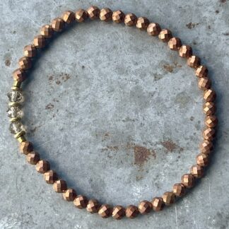 Bracelet en hématite cuivre-10