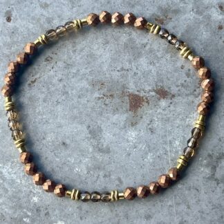 Bracelet en hématite cuivre-11
