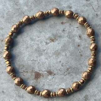 Bracelet en hématite cuivre-3