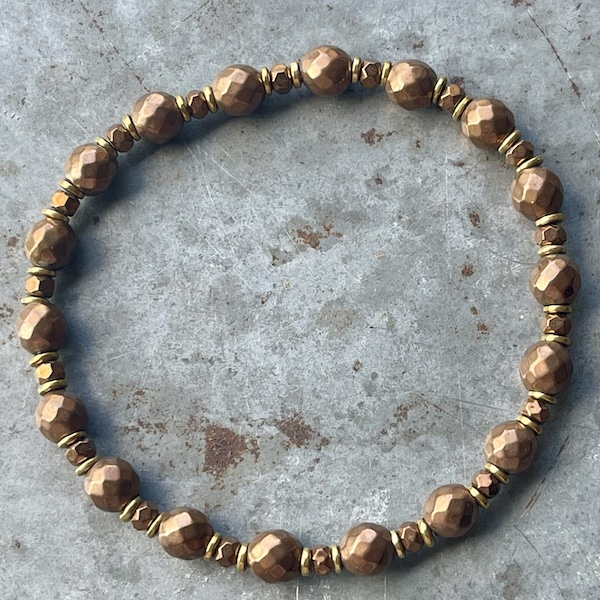 Bracelet en hématite cuivre-3