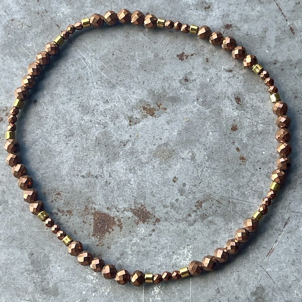 Bracelet en hématite cuivre-5