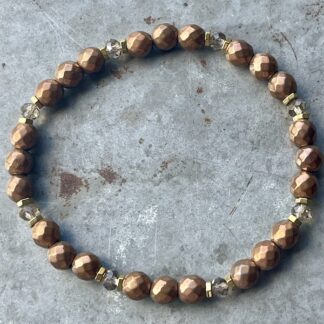 Bracelet en hématite cuivre-7