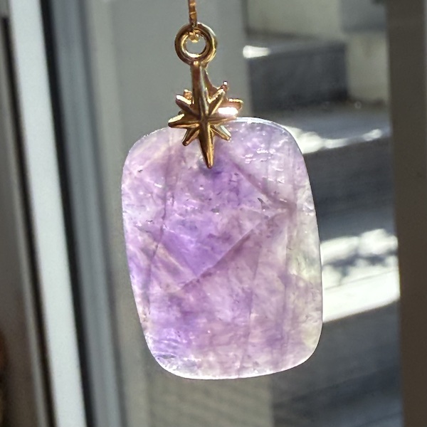 Boucles d'oreilles Owi 1053 en améthyste-3