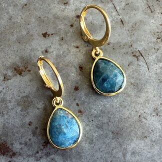 Boucles d'oreilles Owi 987 en apatite
