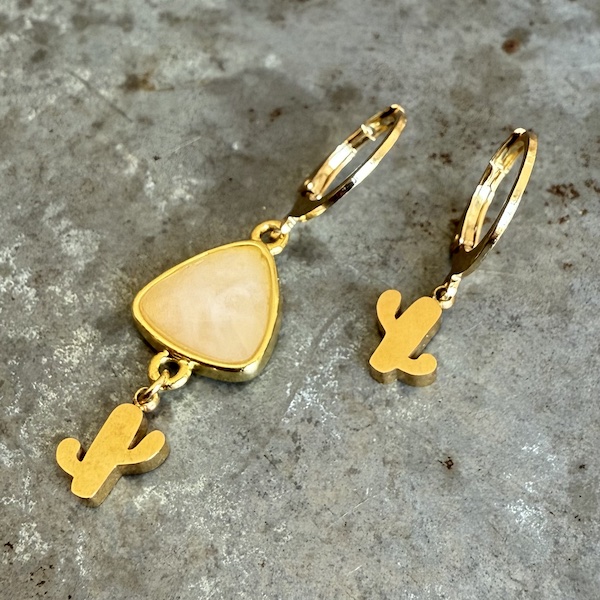 Boucles d'oreilles Owi 996 en sunstone-1