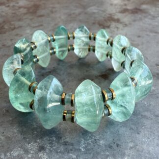 Bracelet ISPAHU en fluorite verte
