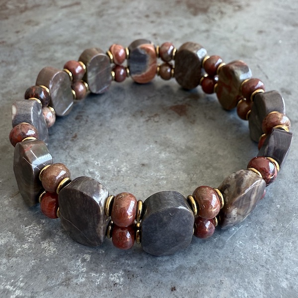 Bracelet ISPAHU en jaspe marron