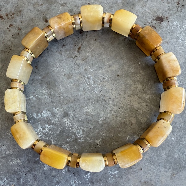 Bracelet ISPAHU en quartz rutile jaune-1