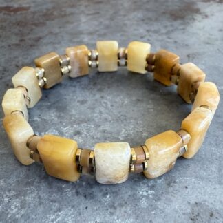 Bracelet ISPAHU en quartz rutile jaune
