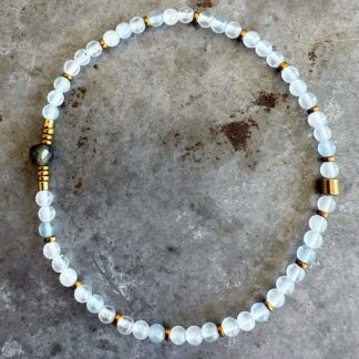 Bracelet en aigue marine-2