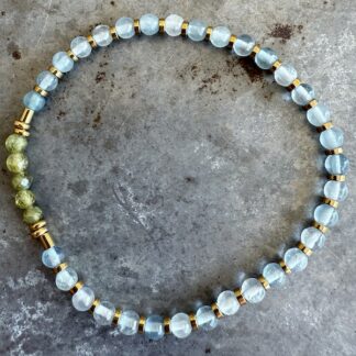 Bracelet en aigue marine-3