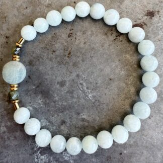 Bracelet en aigue marine-4