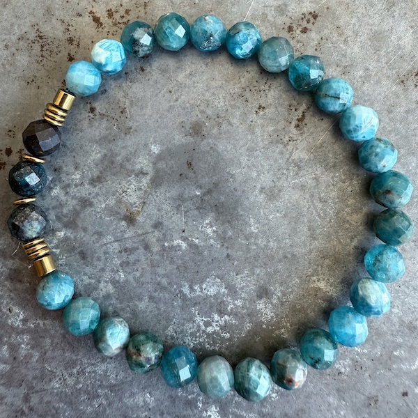 Bracelet en apatite-8