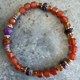 Bracelet en cornaline-3