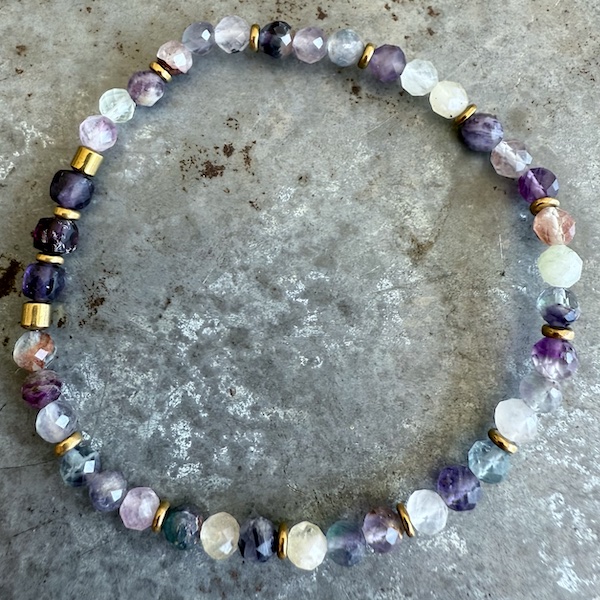 Bracelet en fluorite-11