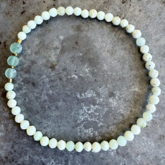 Bracelet en opale verte-6