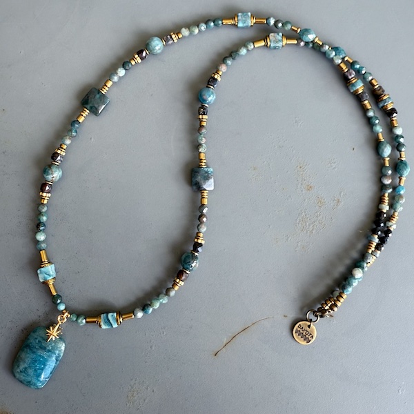Collier COKATA 75 cm en apatite-2