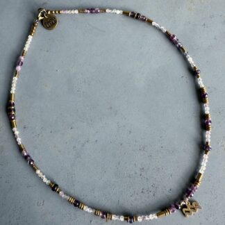 Ras du cou TOPA 40 cm en fluorite