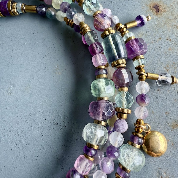 Sautoir TANKA 110 cm en fluorite-2