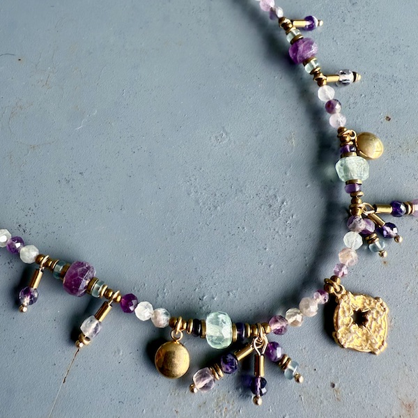 Sautoir TANKA 110 cm en fluorite-3