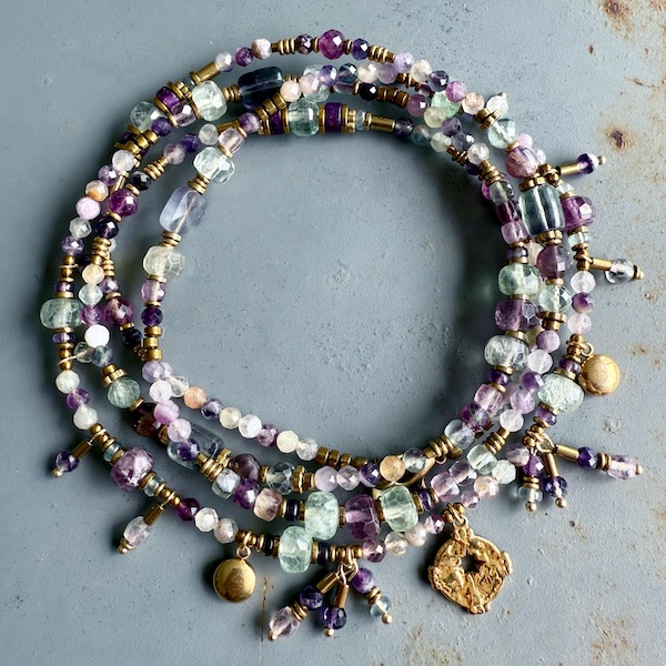 Sautoir TANKA 110 cm en fluorite