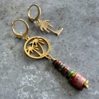 Boucles d'oreilles OWI 1069 en jaspe impérial-1