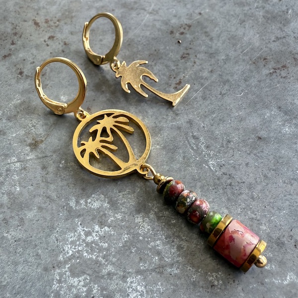 Boucles d'oreilles OWI 1069 en jaspe impérial-1