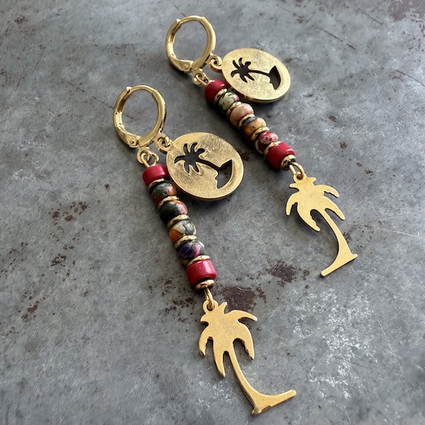 Boucles d'oreilles OWI 1071 en jaspe impérial-1