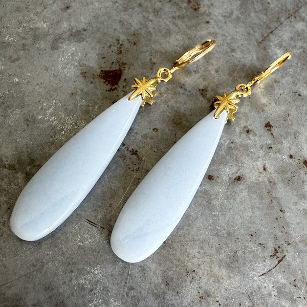 Boucles d'oreilles OWI 1075 en angélite