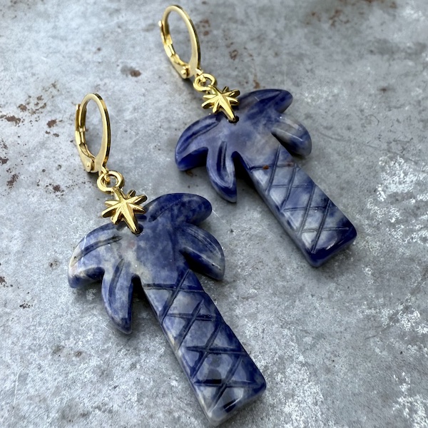 Boucles d'oreilles OWI 1077 en sodalite-1
