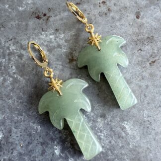 Boucles d'oreilles OWI 1079 en aventurine